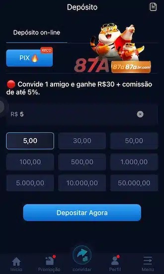 🧿️Passo 2: Escolha um método e selecione um limite de depósito