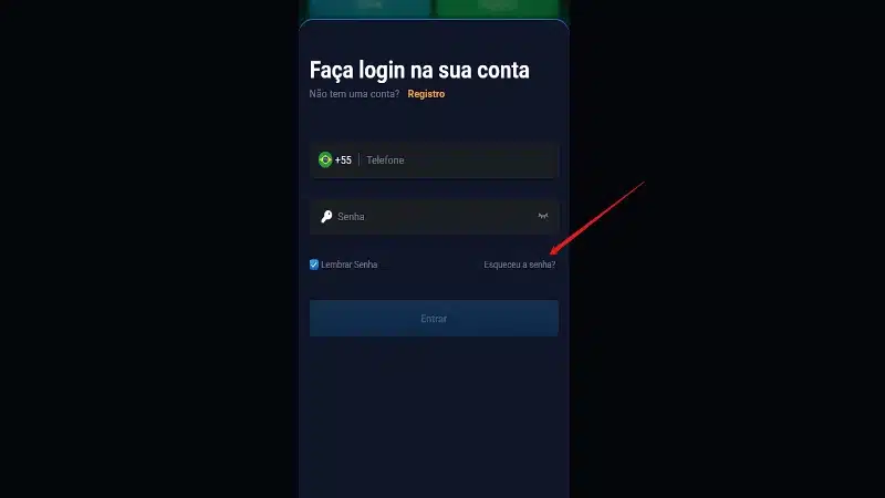 Motivos para esquecer sua senha da 87A
